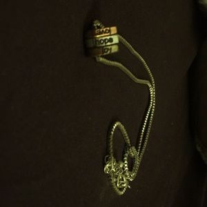 Joy love and hope heart necklace